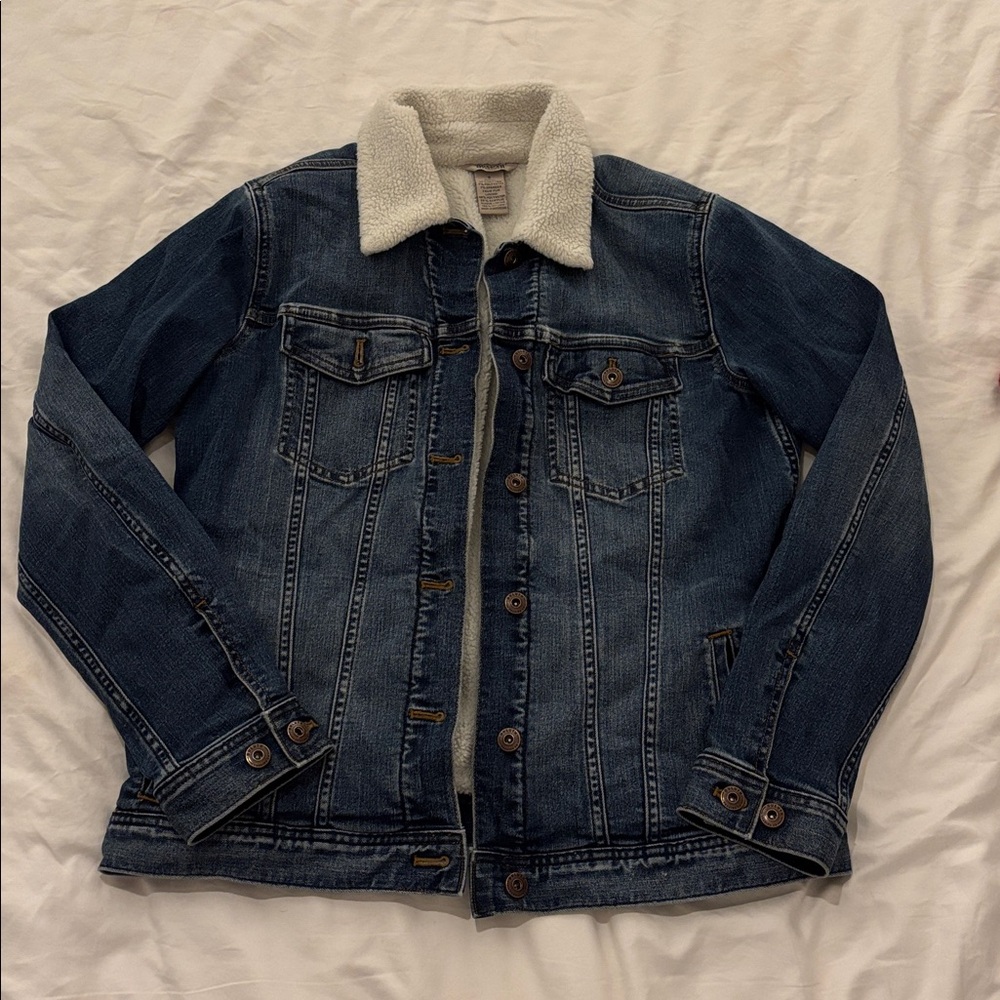Duluth Trading Co Denim & Sherpa Jacket